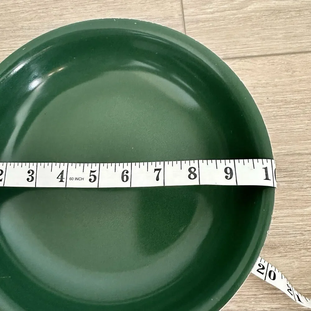 Orgreenic Ceramic Green Non-Stick Large 10 in Fry Pan with Lid Non Toxic